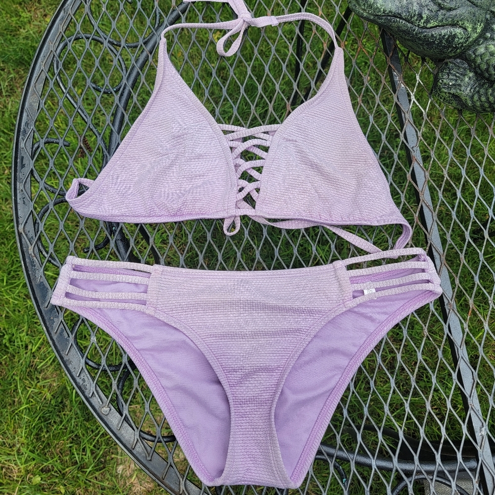 Shade & Shore periwinkle purple bikini 2 pc Sz M